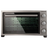 Hausberg 38 Lt Çift Tepsili Elektrikli Fırın Gri